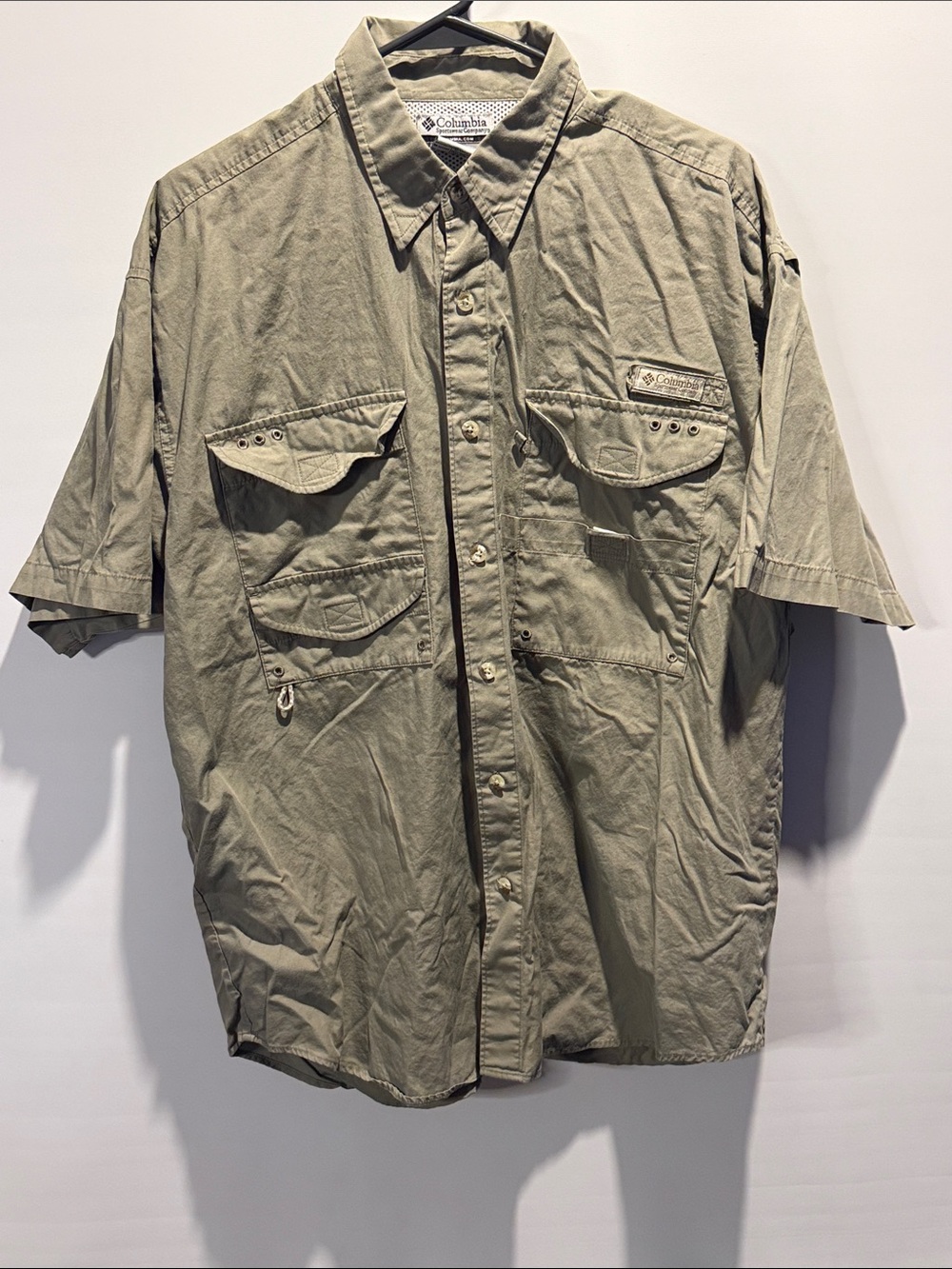 Columbia Short-Sleeve Lightweight Shirt Jacket Size: M